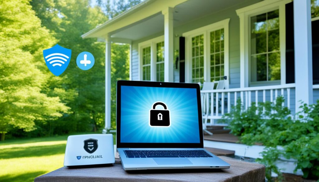 村屋上網安全加密技術