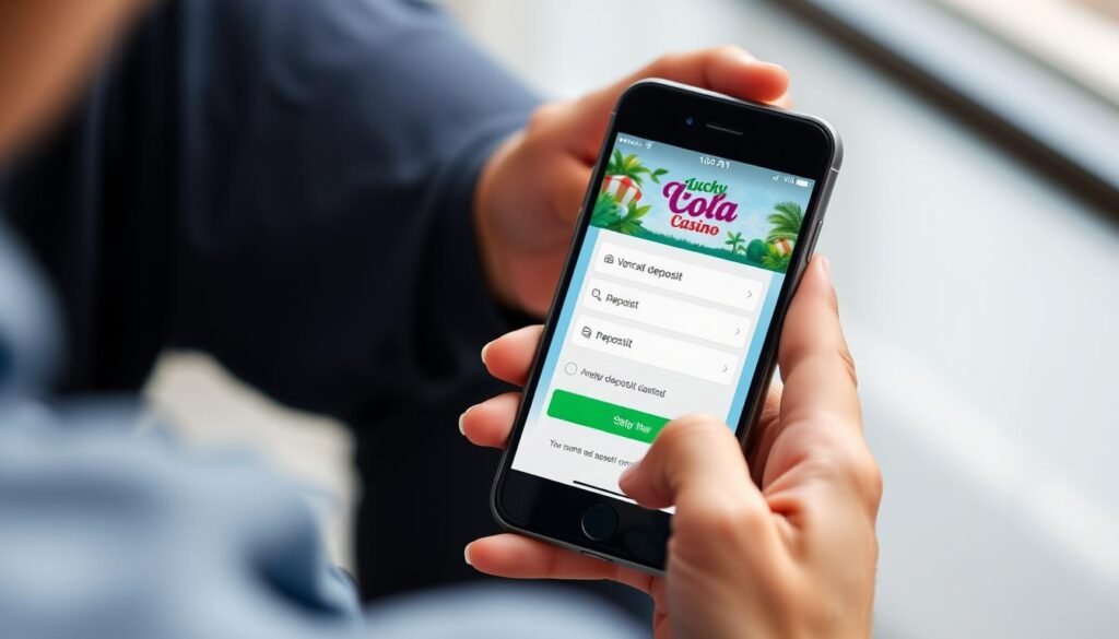 Lucky Cola deposit and withdrawal methods