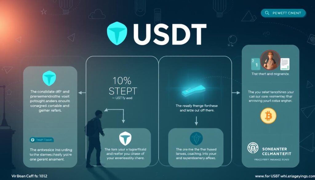 生成USDT購買指南圖片